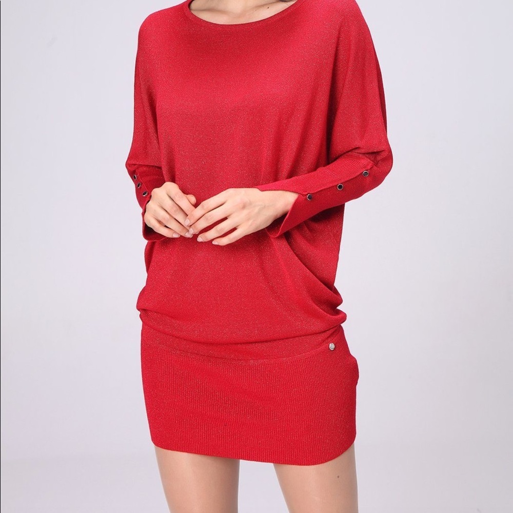 French couture sweater dress